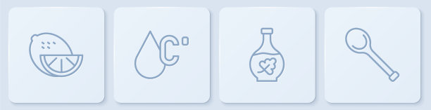 定线柠檬精油瓶水图片下载