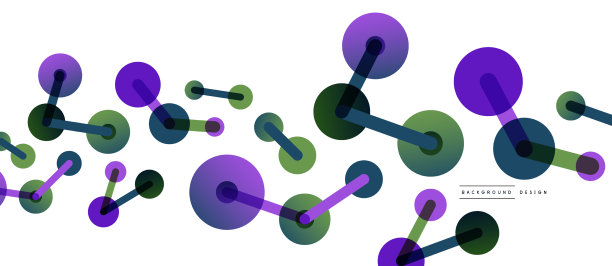 抽象的背景圆点由线连接图片下载