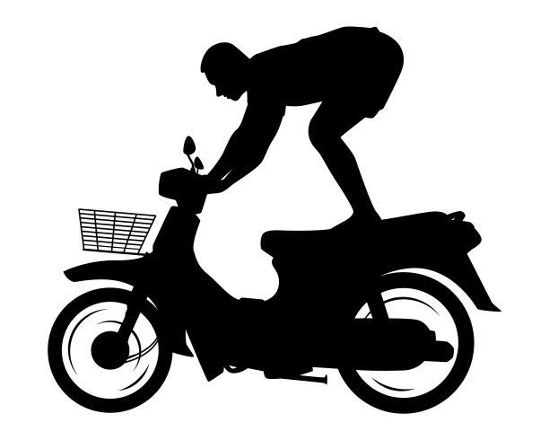 泰国摩托车比赛男孩，姿势奇怪图片下载