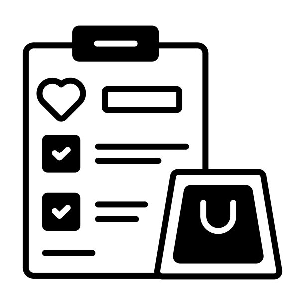 愿望清单现代概念设计，矢量插图图片下载