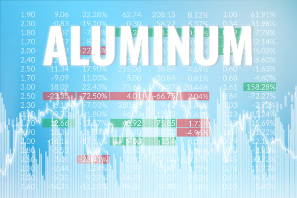 蓝色金融背景铝字。全球经济的概念图片下载