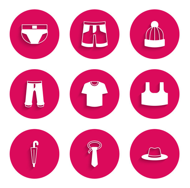 设置t恤领带男子帽子汗衫雨伞图片下载