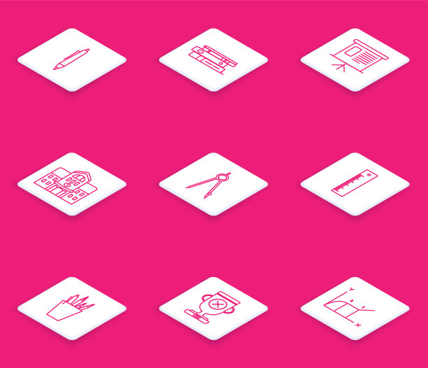 设置线条笔呈现财务板图形图片下载