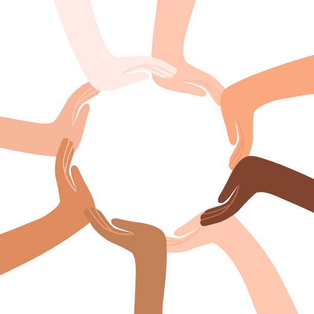 手多心多。慈善组织的概念。图片下载