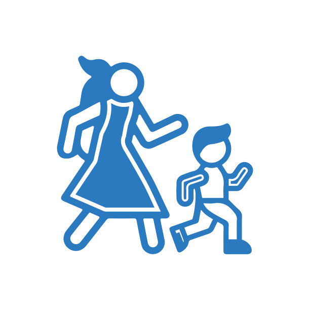 逃离家庭或移动避难所图标图片下载