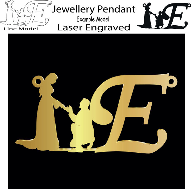 珠宝坠子求婚激光切割图片下载