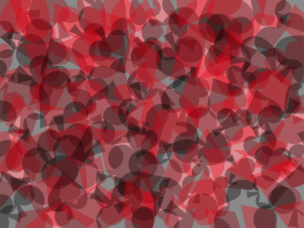 背景插图与分散的扑克牌符号标志图片下载