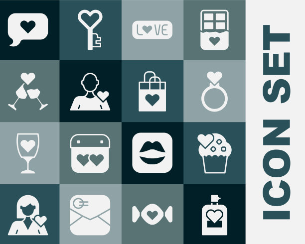 定香水结婚蛋糕戒指爱情文字图片下载