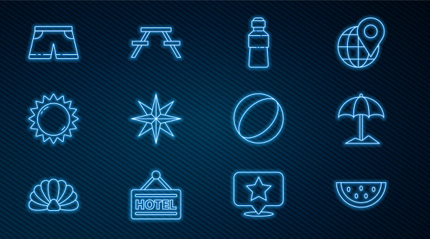 设线西瓜遮阳伞为图片下载