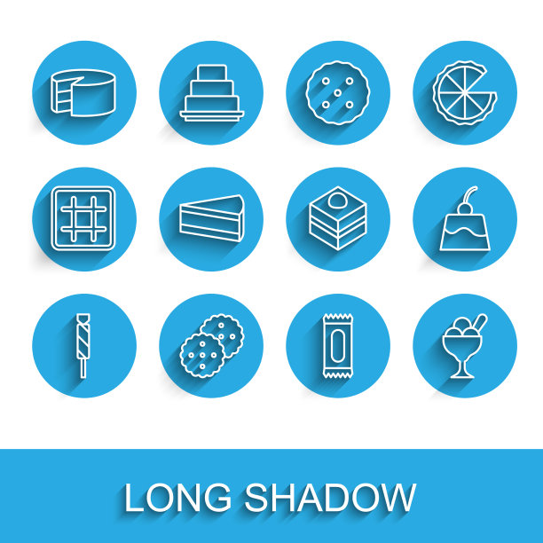 定线糖果饼干或饼干蛋糕冰淇淋图片下载