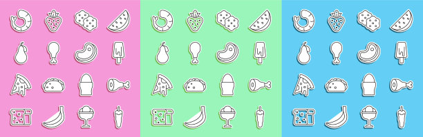 定线辣椒辣鸡腿冰淇淋图片下载