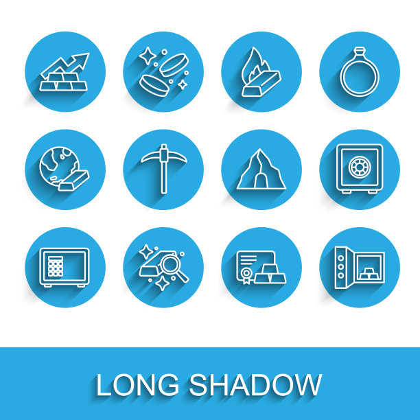 用黄金设置线安全的金条成长箭图片下载