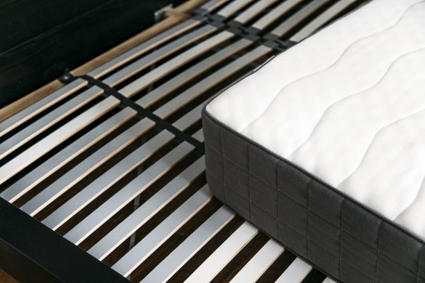 床垫在床上特写图片下载