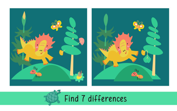 侏罗纪公园可爱的恐龙发现7个不同图片下载