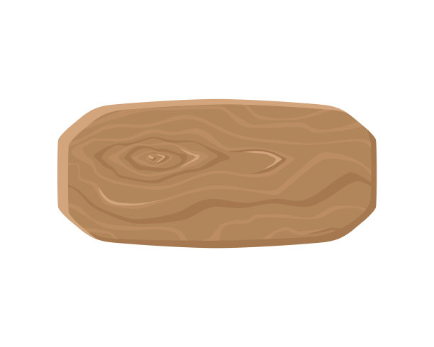 木纹牌匾碑上白色孤立图片下载