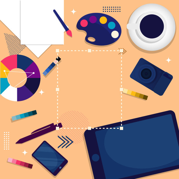 图形设计师数字图形绘图工具顶部图片下载