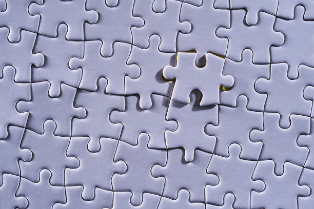 全框架的空白拼图图片下载