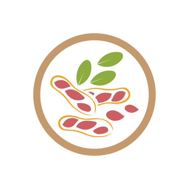 花生标志设计模板图片下载