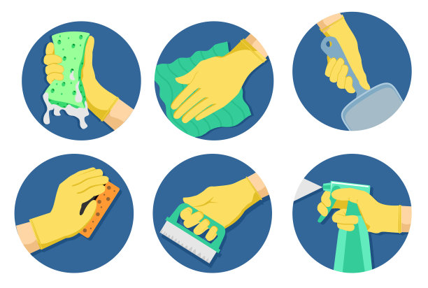 清洗服务图标，洗手图标设置图片下载