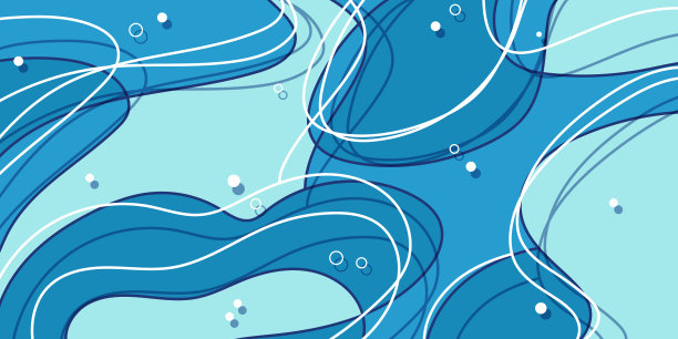 简单可爱的海插图图片下载