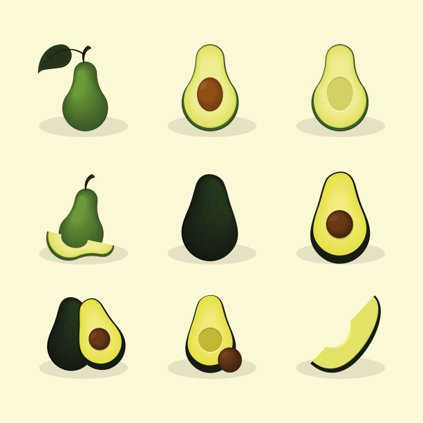 鳄梨图标设置图片下载