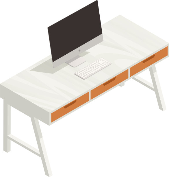 等距阁楼的桌子图片下载