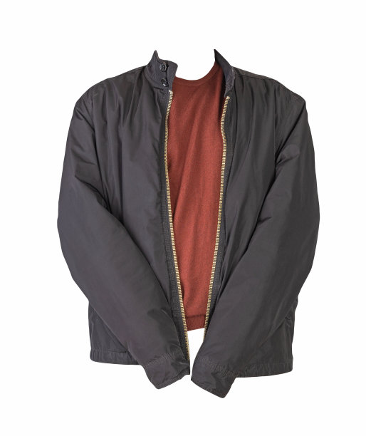 夹克和毛衣孤立在白色背景图片下载