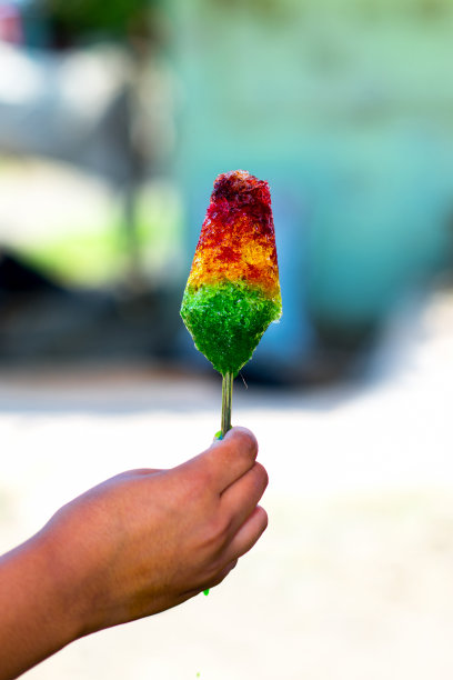 街头制作冰果拉图片下载