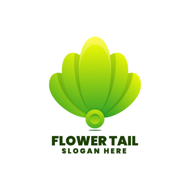 标志花卉渐变彩色风格图片下载