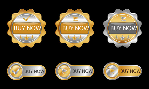 现在购买标签盖章徽章或标志与购物图片下载
