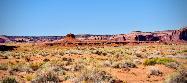 多彩的草原与纳瓦霍霍人图片下载