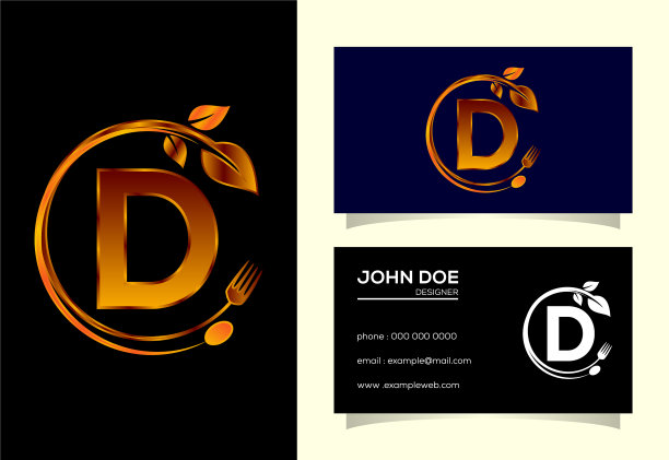 字母首字母与叉子勺子和。图片下载