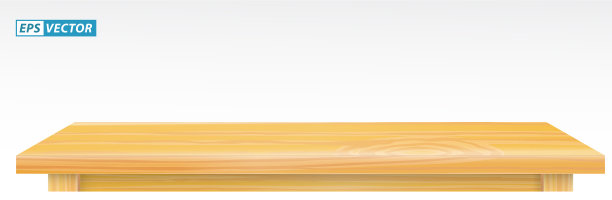 逼真的松木桌面孤立或棕色图片下载