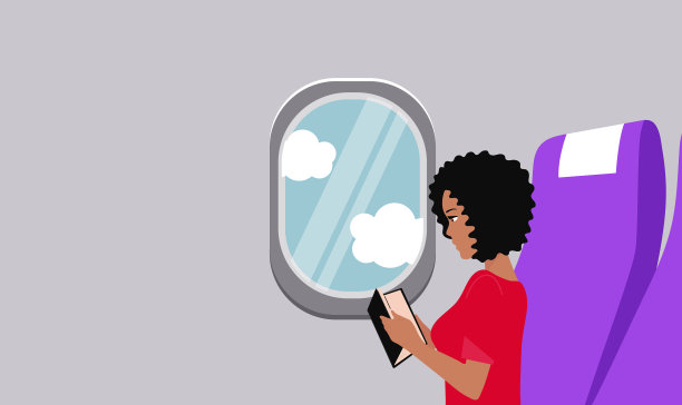 女子乘飞机的乘客是图片下载