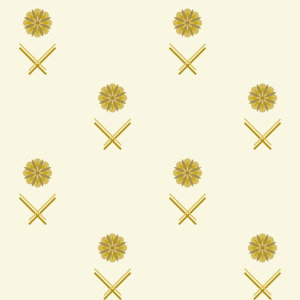 盛开的黄花无缝图案图片下载