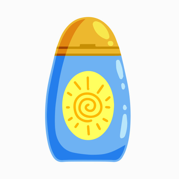 防晒霜装在瓶子里图片下载