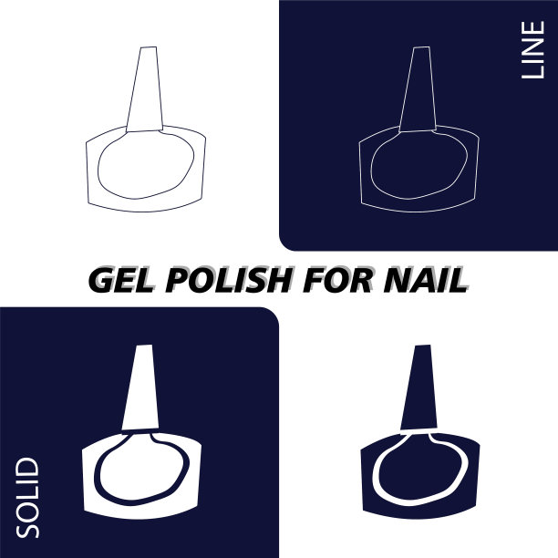 一个装有指甲油的瓶子，用来修指甲图片下载