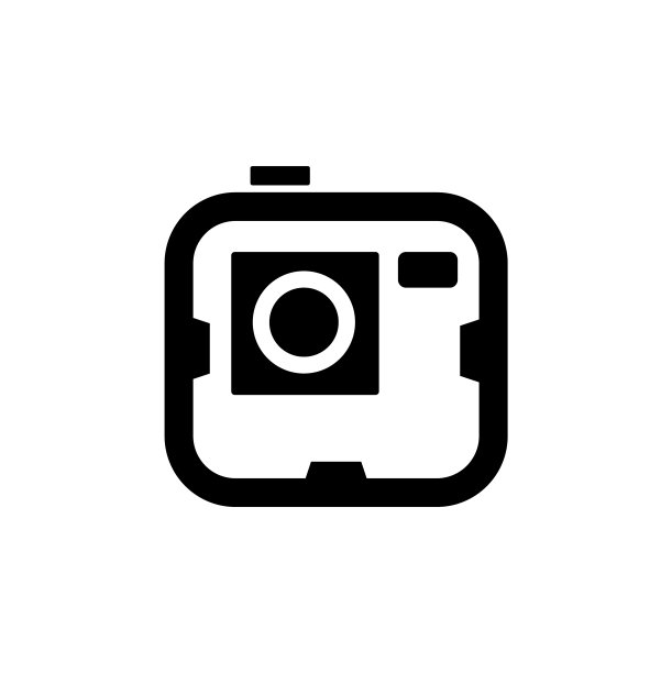 袖珍摄像机图标孤立在白色图片下载