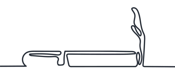 连续线卷烟隔离背景图片下载