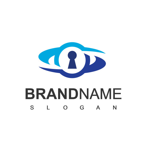 安全标志设计模板网络安全符号图片下载