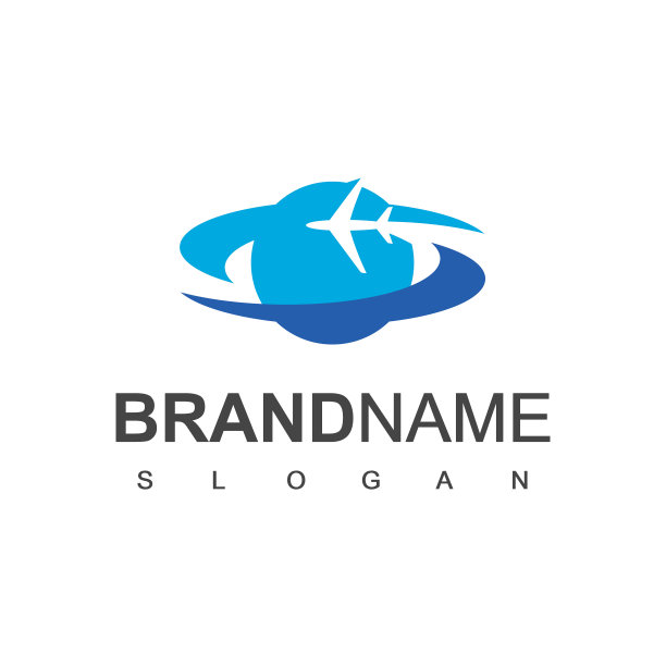 旅行标志用行星符号飞行的飞机图片下载