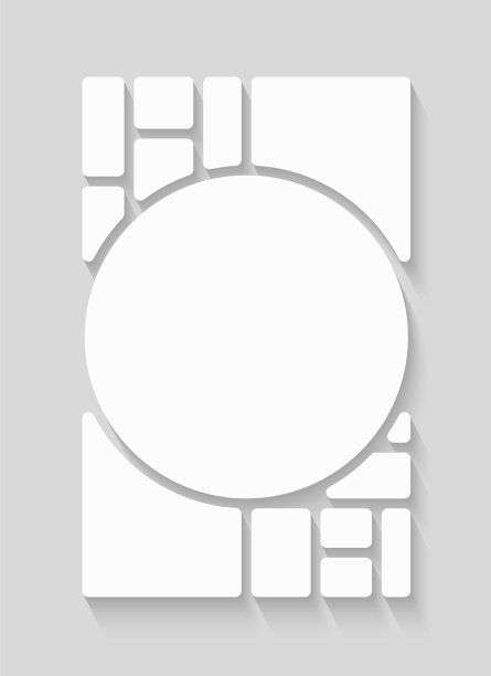 模板拼贴的14帧图像照片图片下载