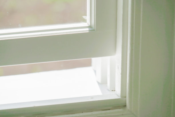 白色房间窗(背景材料)图片下载