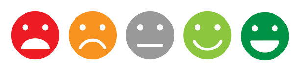 色彩情绪面对满意程度图片下载