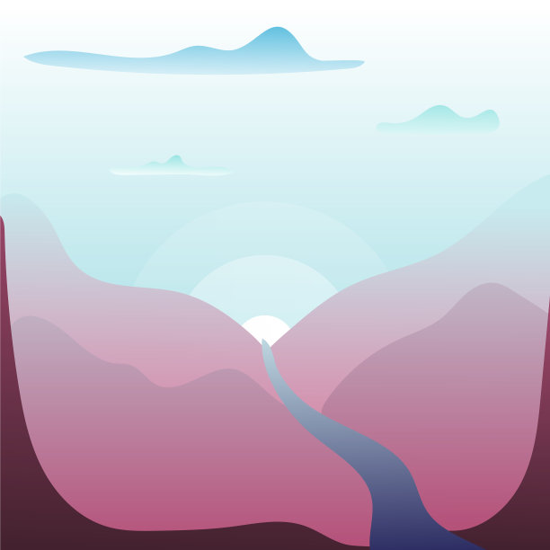 景观以蜿蜒小路的形式引领图片下载