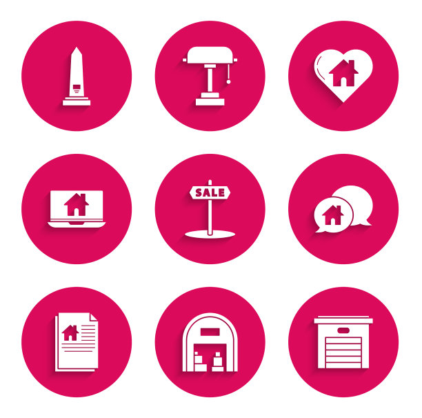 集挂招牌与文字销售仓库车库图片下载