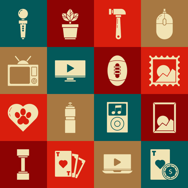 设置赌场筹码和扑克牌图片图片下载