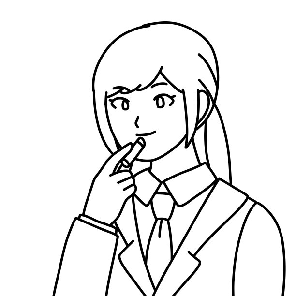 女子穿校服涂口红图片下载