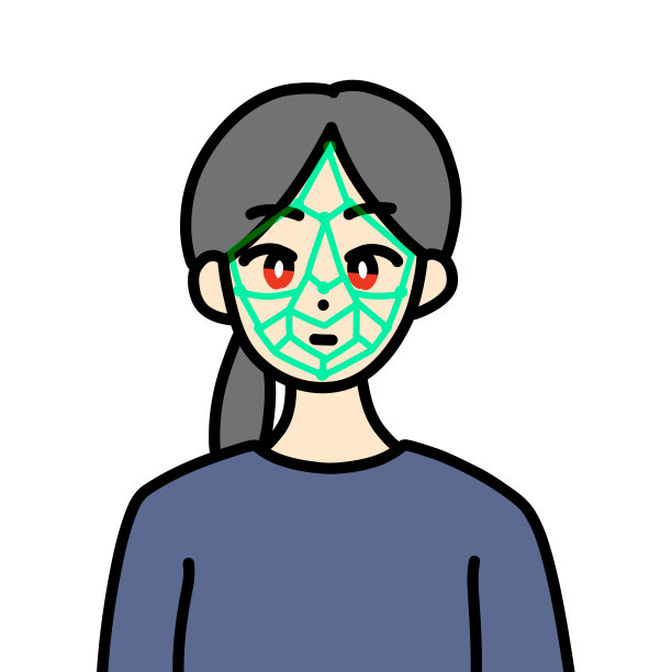 有面部识别能力的女性图片下载