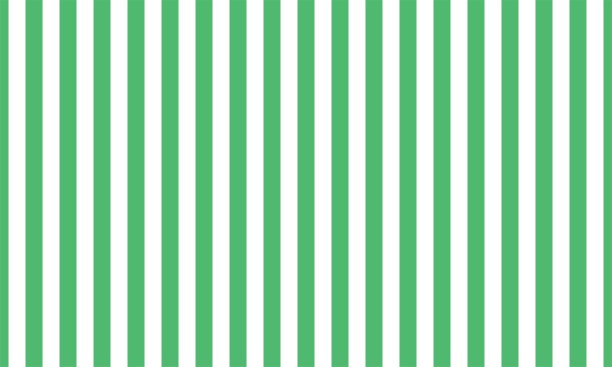 垂直条纹无缝图案，绿色背景，矢量。图片下载